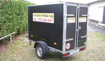 Obrázek: skříňový přívěs